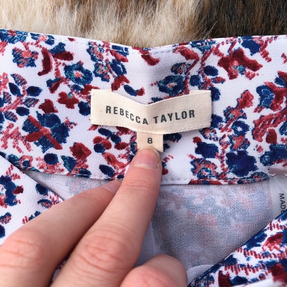 Rebecca Taylor Silk Floral Paisley Flowy Shorts 8 - Picture 5 of 7